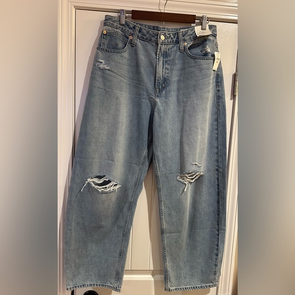 Gap Barrel Curvy High Rise Jean - 12 Short NWT - Picture 3 of 15